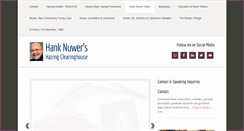 Desktop Screenshot of hanknuwer.com