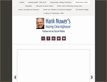 Tablet Screenshot of hanknuwer.com
